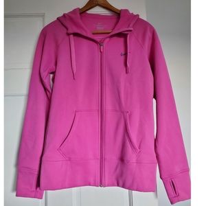 Nike Pink Zip Up Hoodie